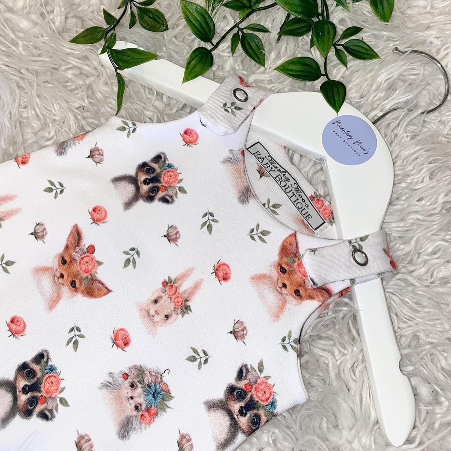 The Woodland Rose Romper