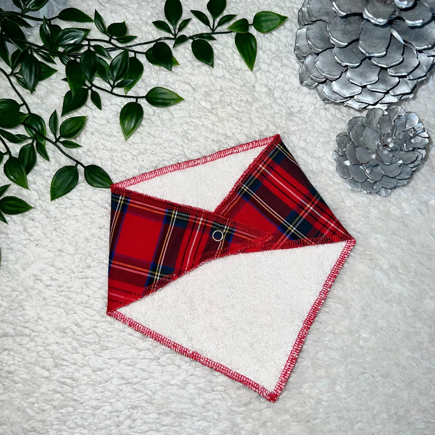 The Christmas Tartan Baby & Toddler Bib