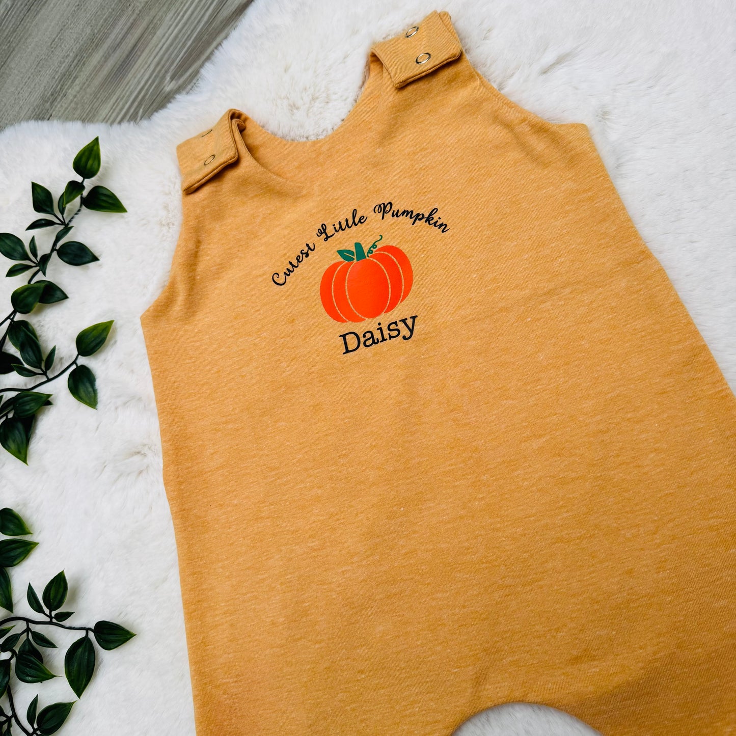 Cutest Little Pumpkin Personalised Romper