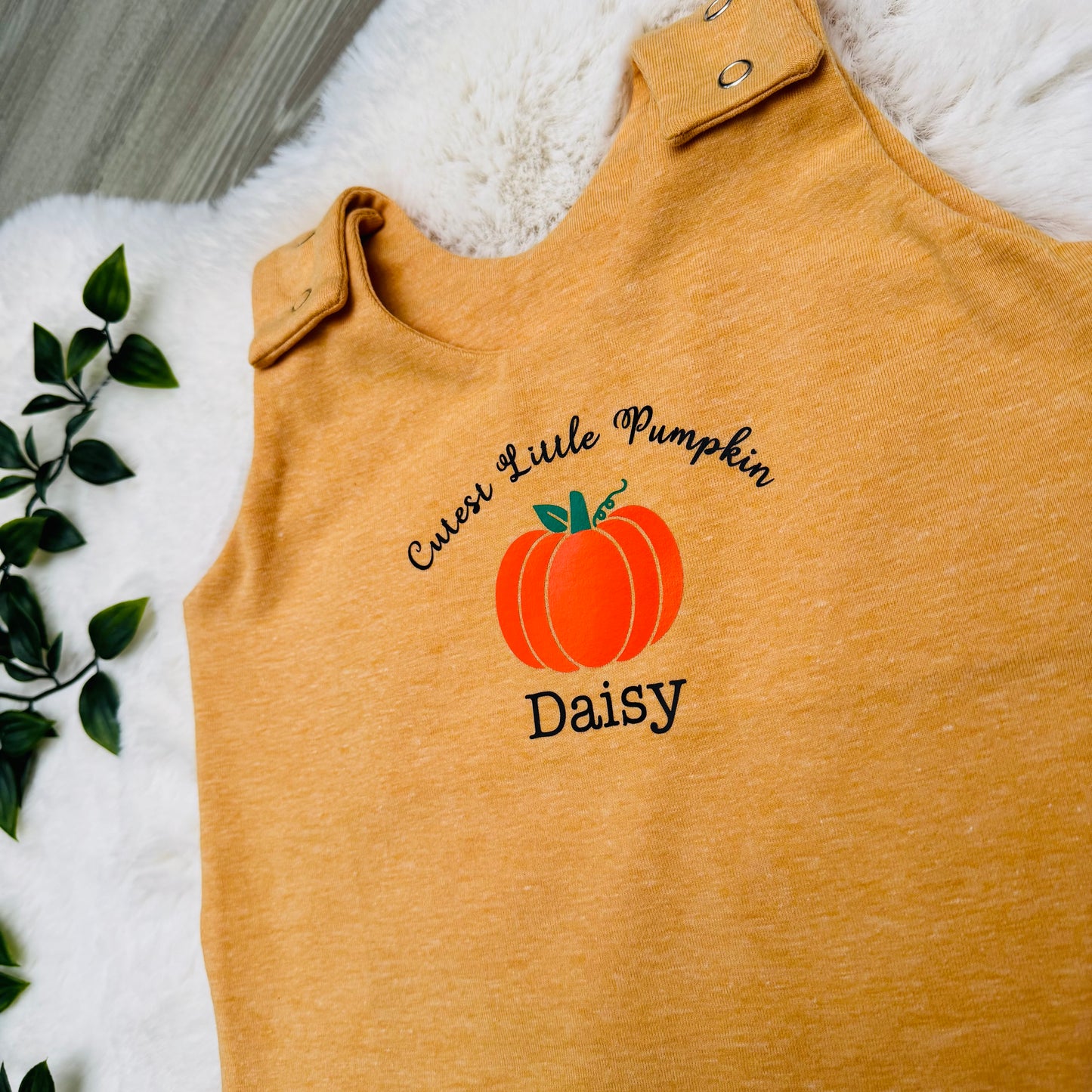 Cutest Little Pumpkin Personalised Romper