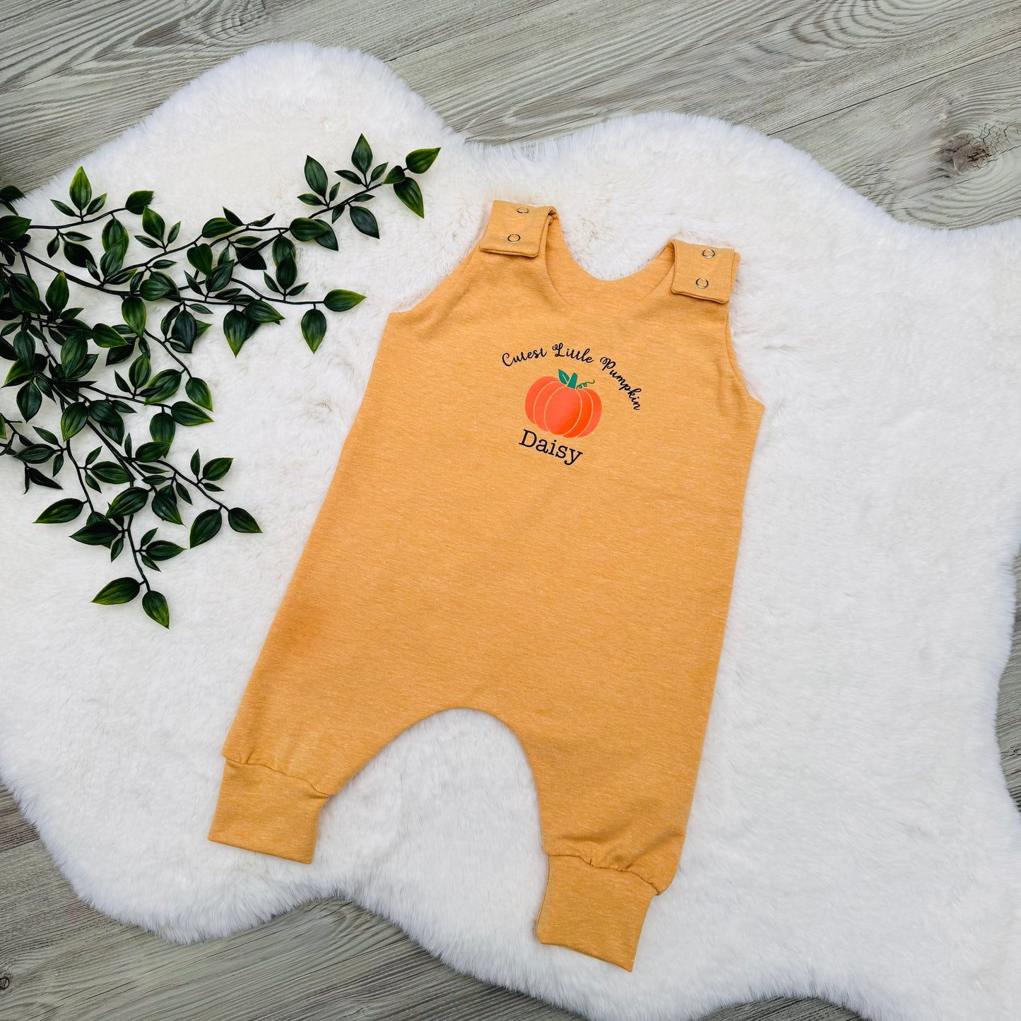 Cutest Little Pumpkin Personalised Romper