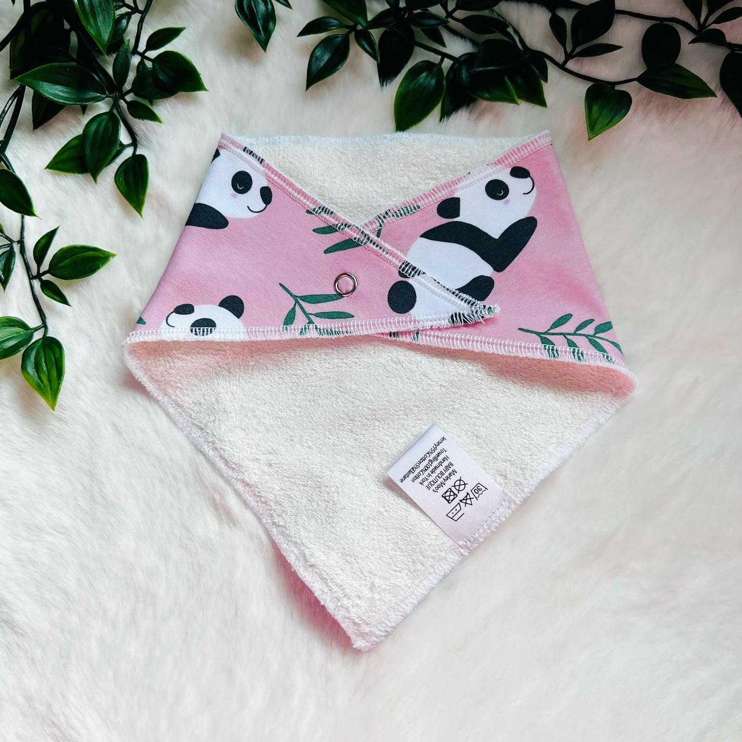 The Pink Panda Baby & Toddler Bib
