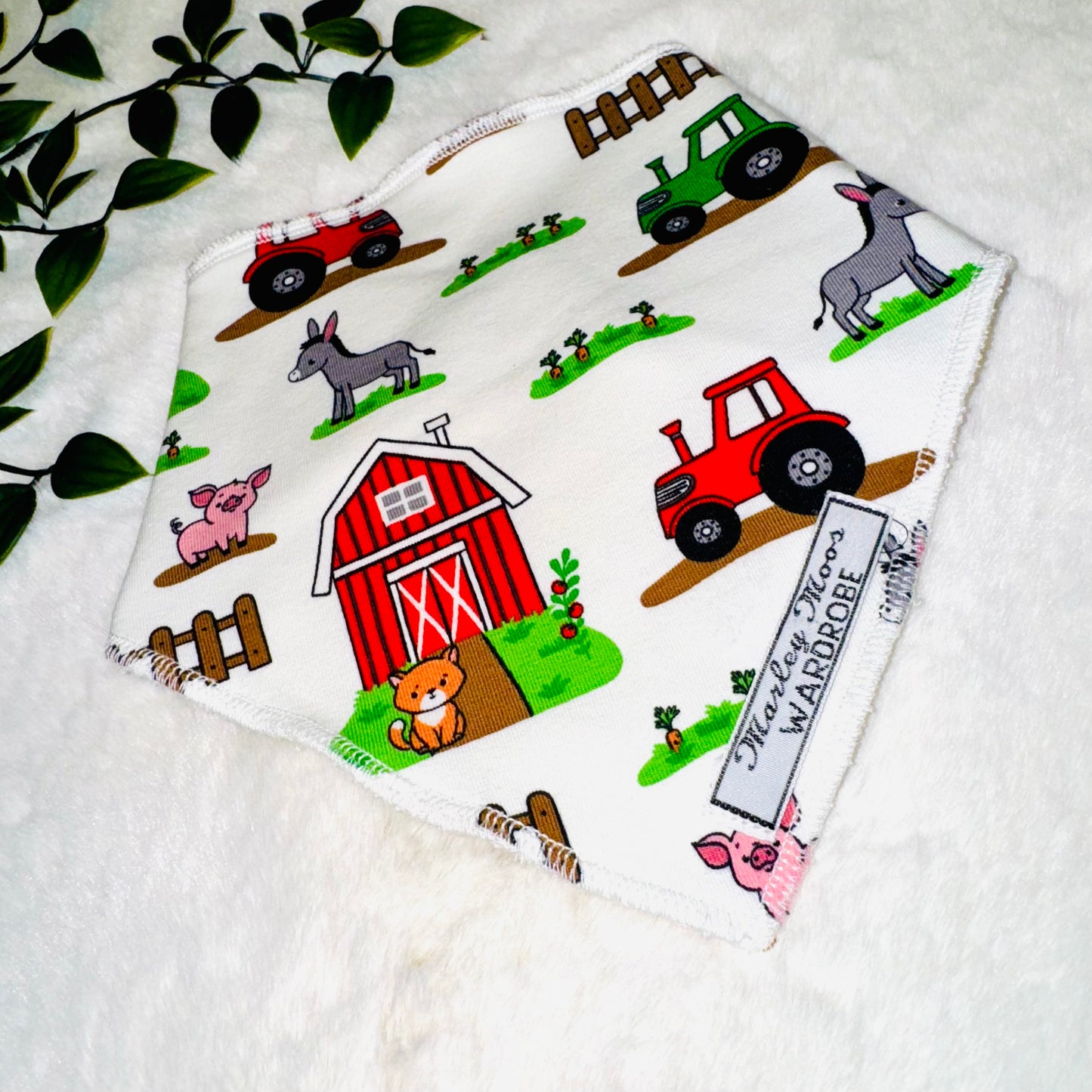 The Fun On The Farm Baby Bib