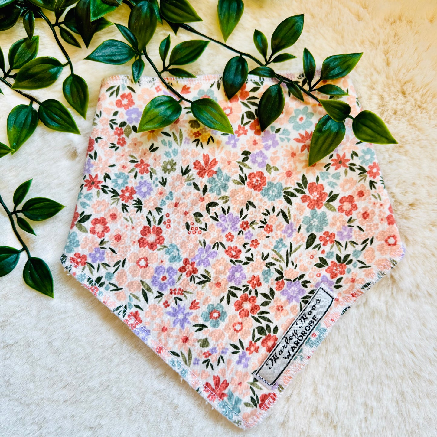 The Pretty Ditsy Floral Baby & Toddler Bib