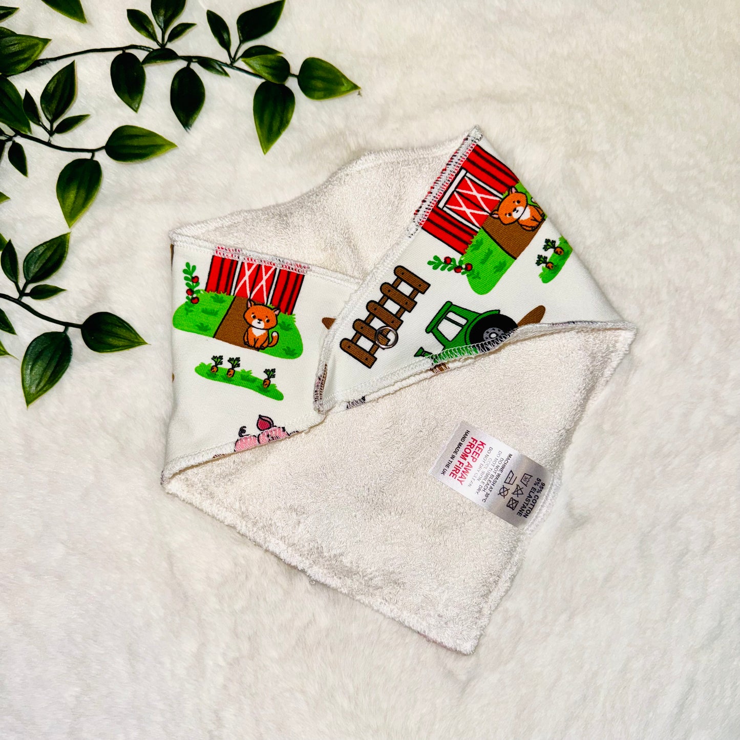 The Fun On The Farm Baby Bib