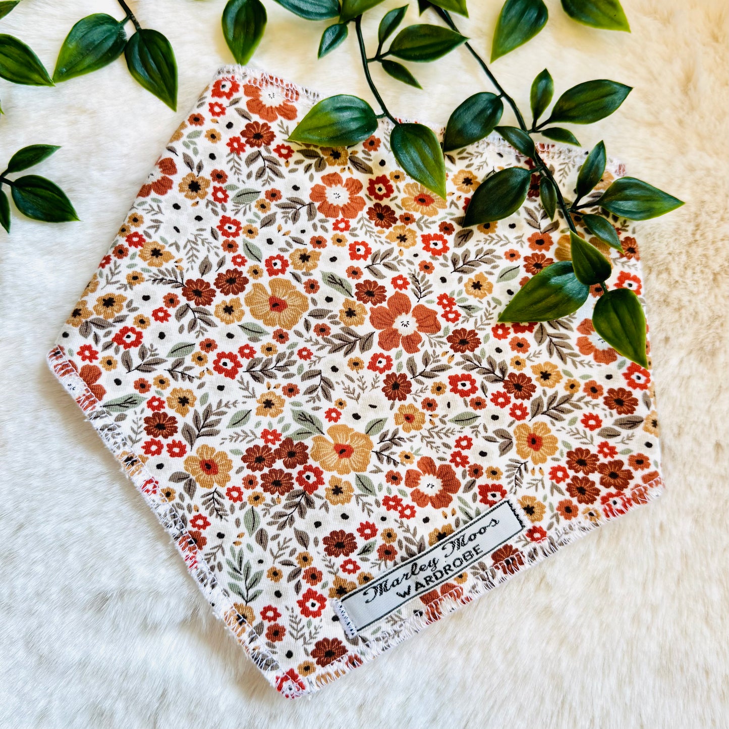 The Autumn Ditsy Floral Baby & Toddler Bib