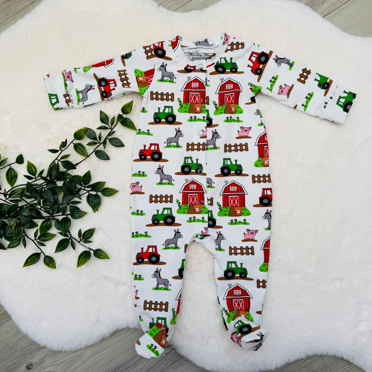 The Fun On The Farm Baby Grow