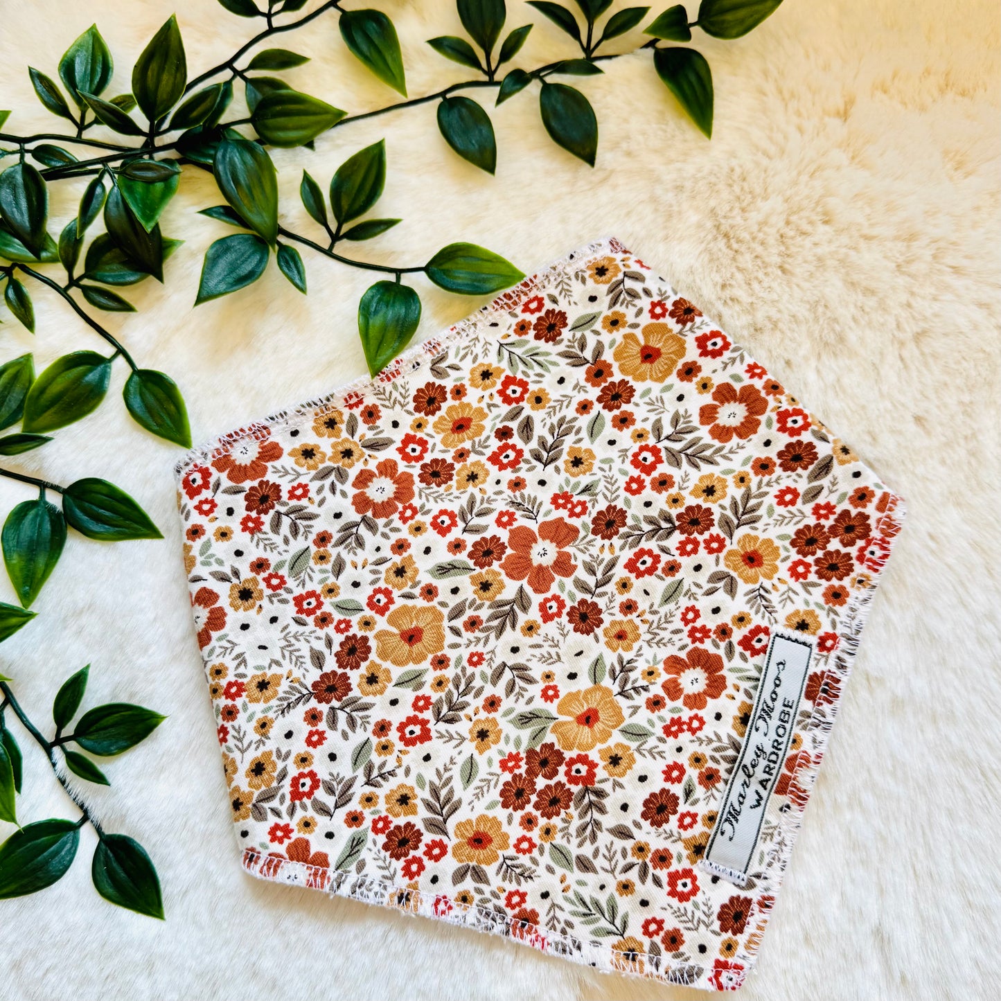 The Autumn Ditsy Floral Baby & Toddler Bib