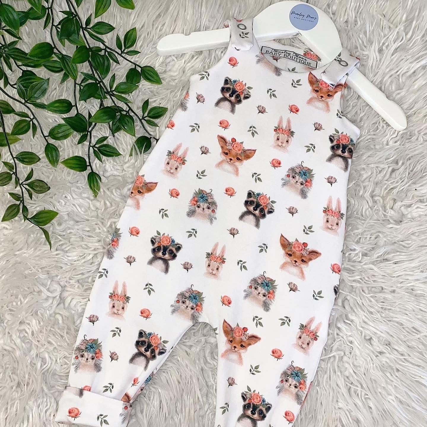 The Woodland Rose Romper