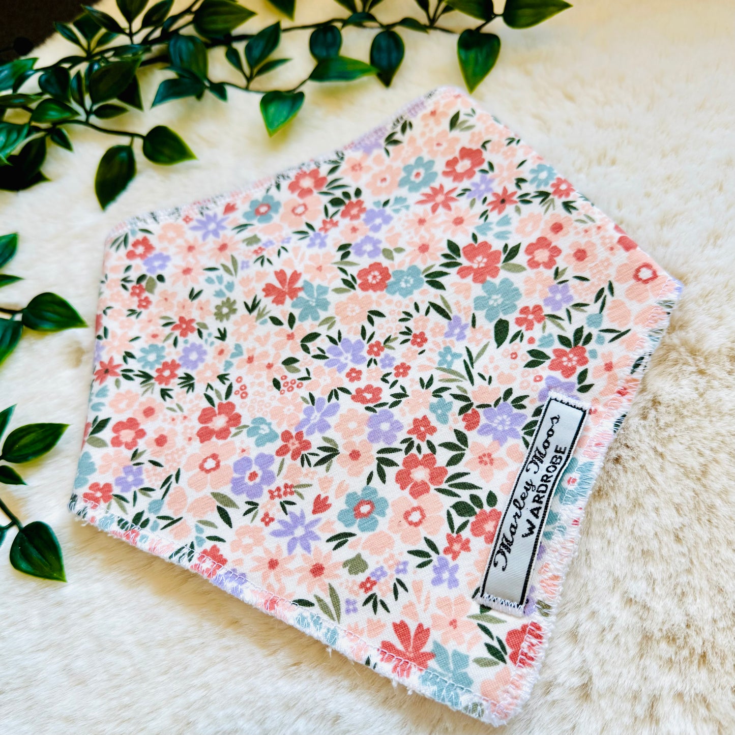 The Pretty Ditsy Floral Baby & Toddler Bib