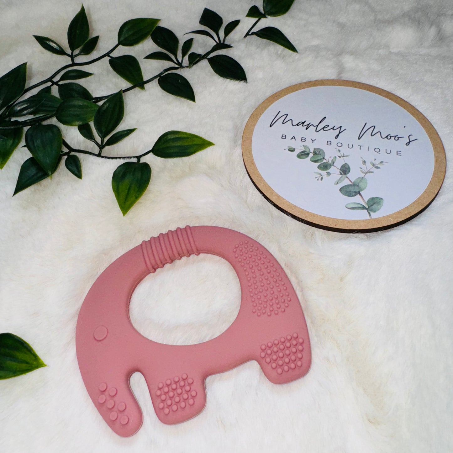The Elephant Teether - Pink