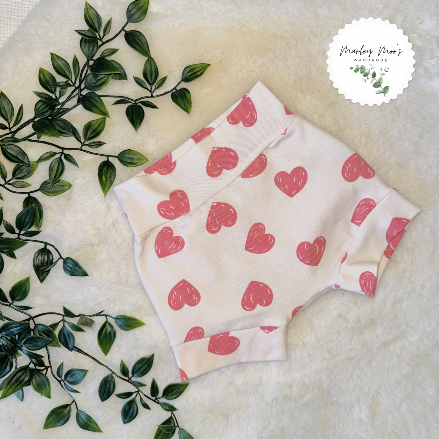 Love Heart Shorts And T-Shirt Set