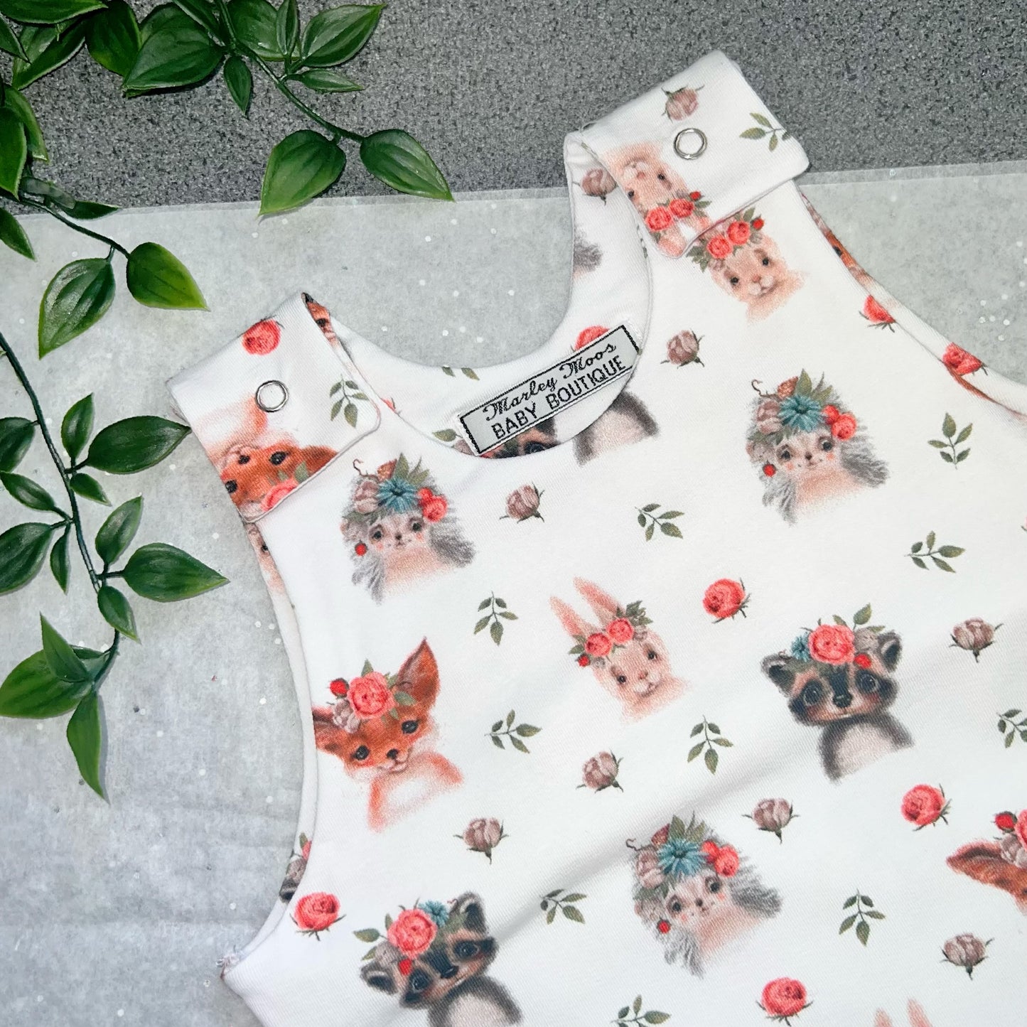 The Woodland Rose Romper