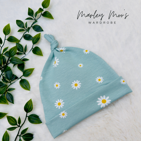 Mint Daisy Hat