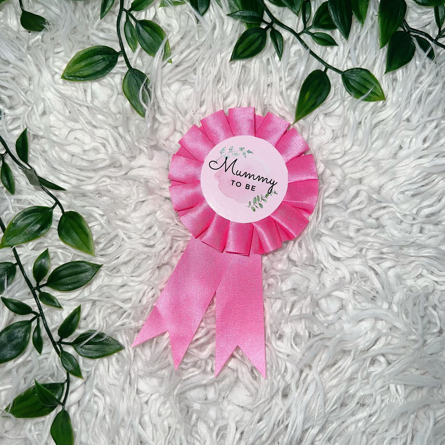 Mummy To Be Rosette Pin