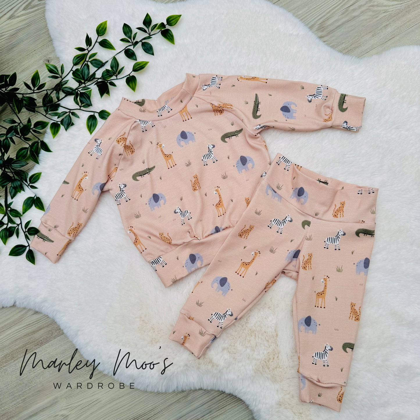Neutral Safari Lounge Set