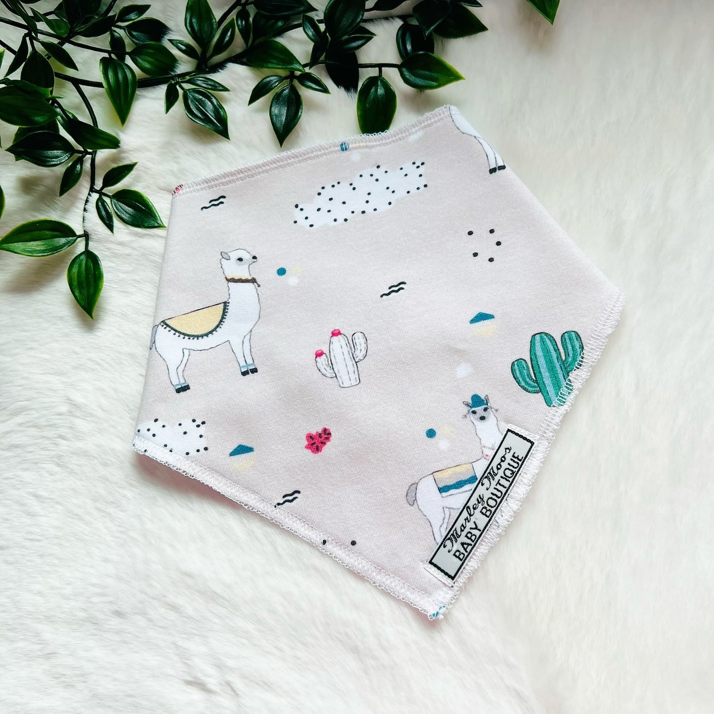 The Natural Llama Baby Bib