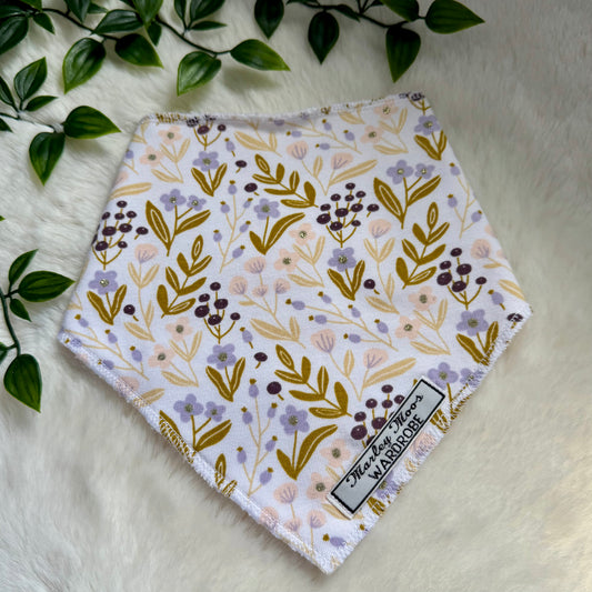 The Wild Flowers Floral Baby Bib