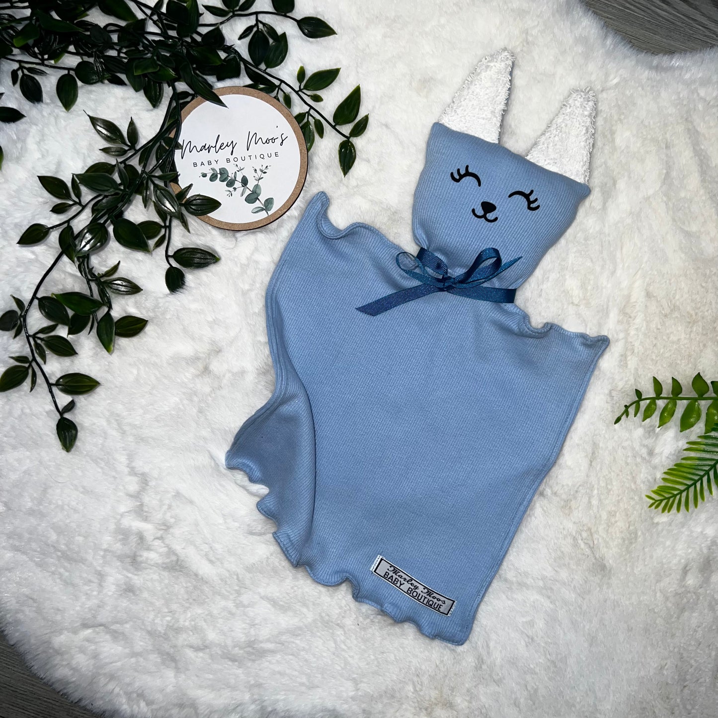 The Rabbit Comforter - Blue
