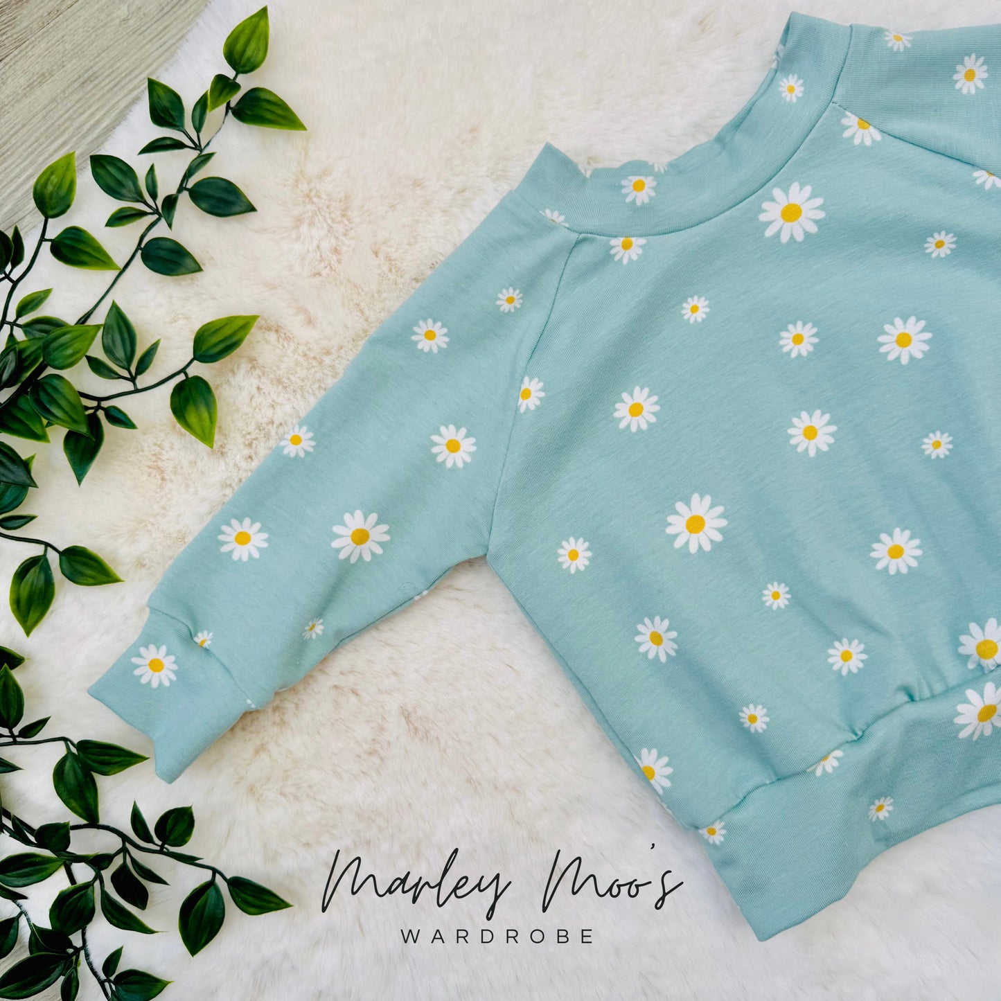 Mint Daisy Lounge Set