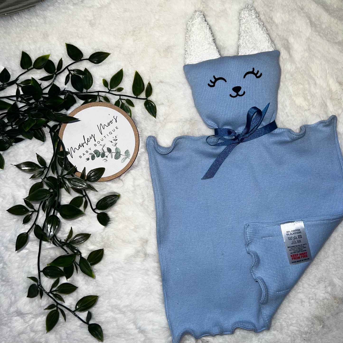 The Rabbit Comforter - Blue