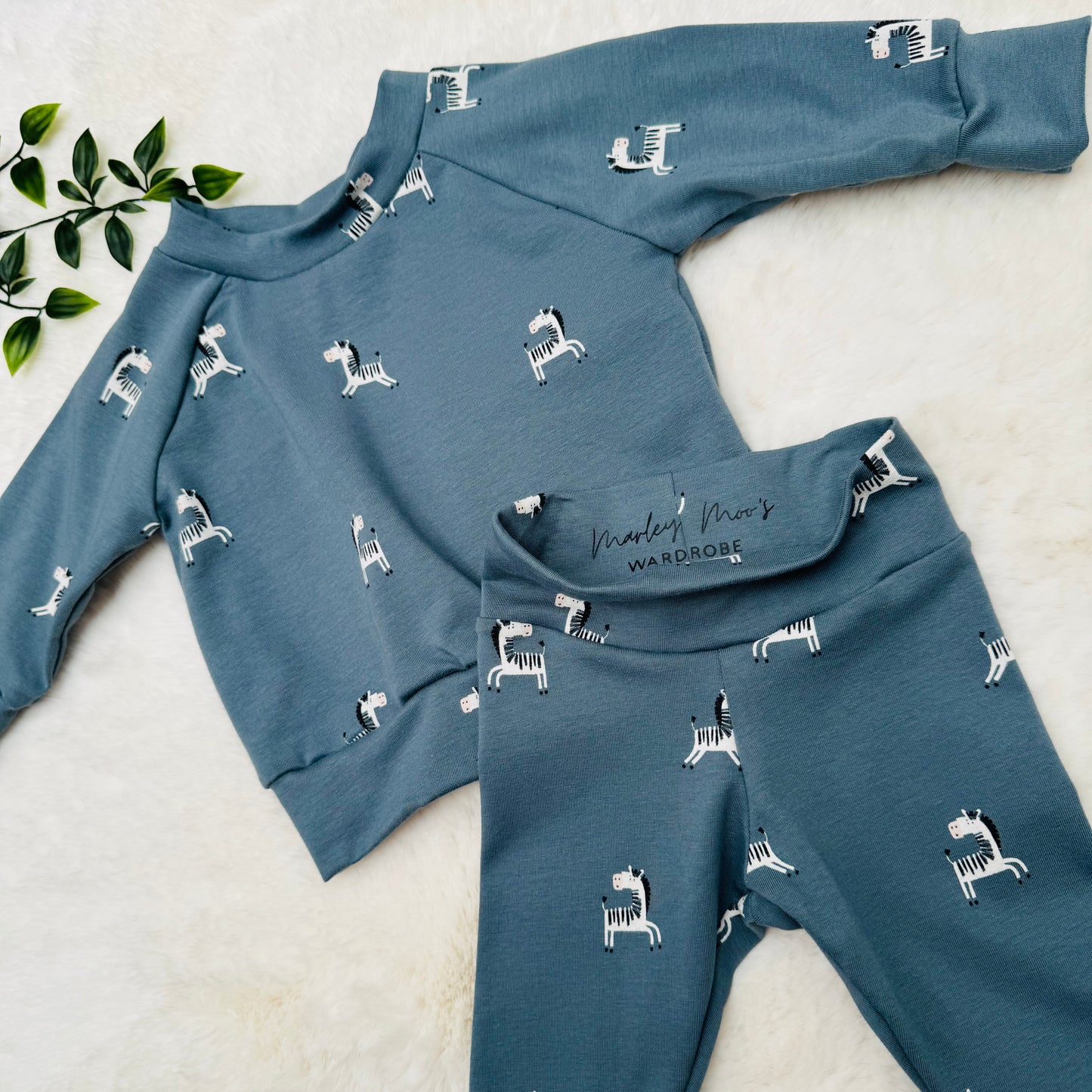 The Blue Zebra Lounge Set