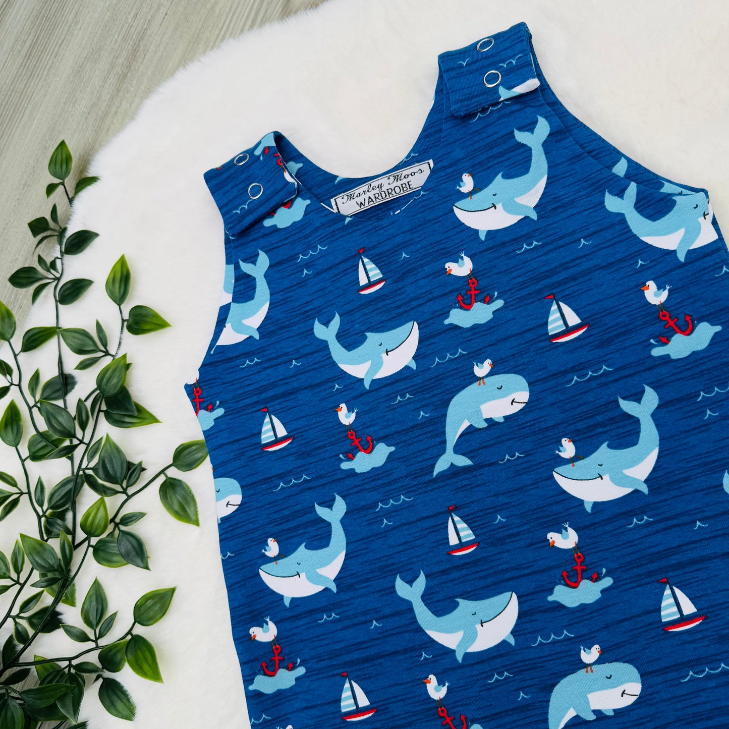 The Blue Whale Romper