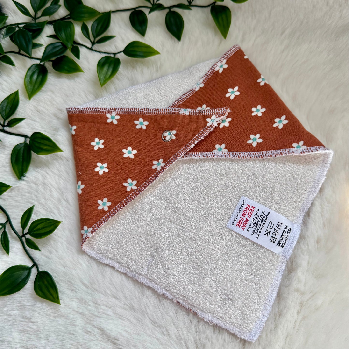 The Autumn Floral Baby Bib