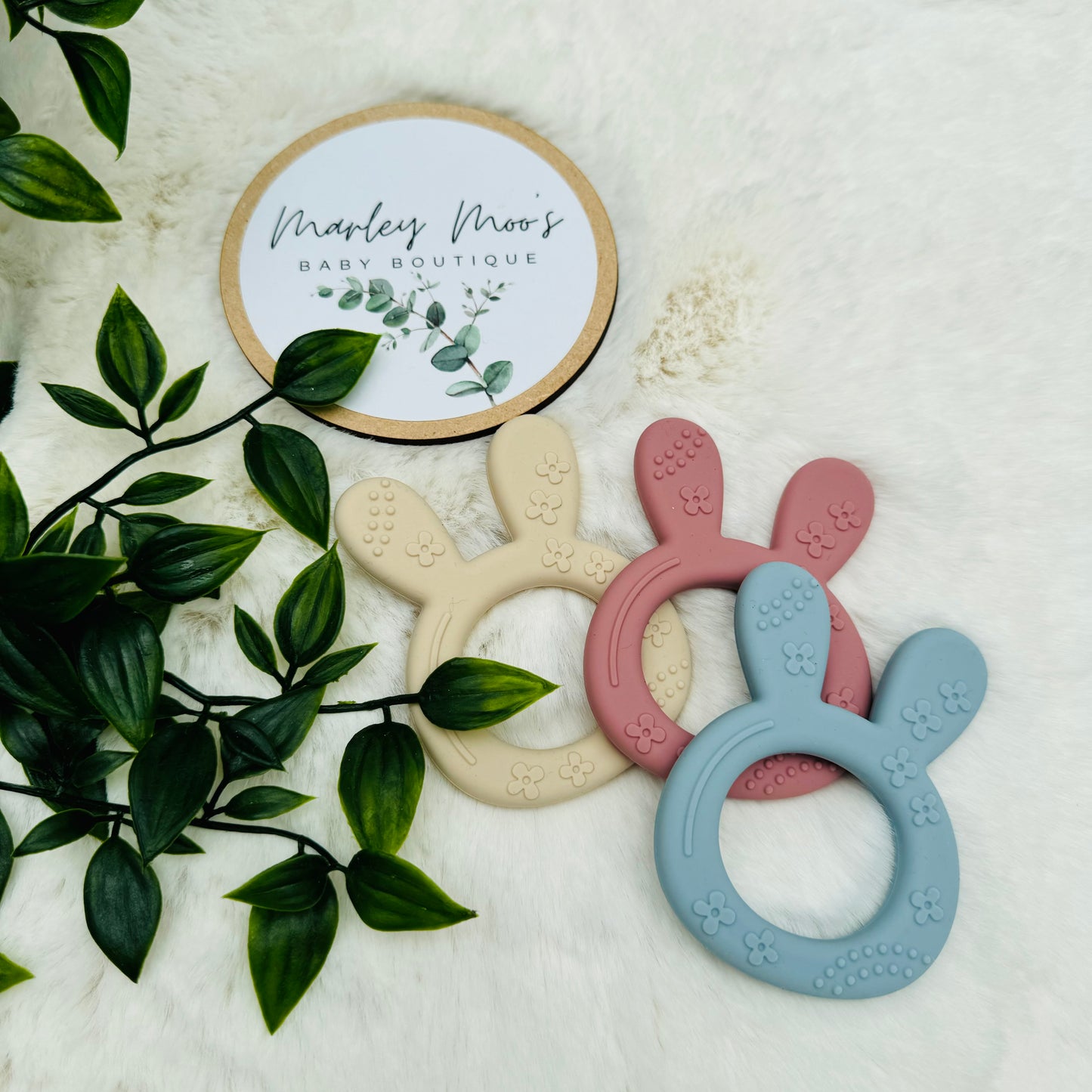 The Blue Rabbit Teether