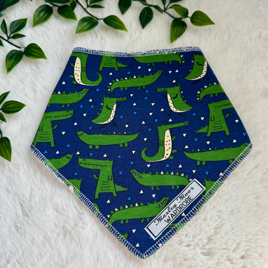 The Navy Croc Baby Bib