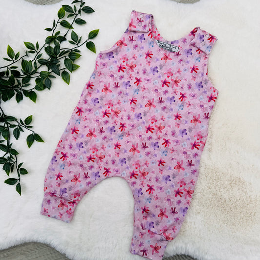 The Pink Ditsy Floral Romper