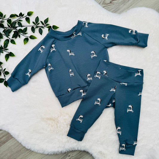 The Blue Zebra Lounge Set