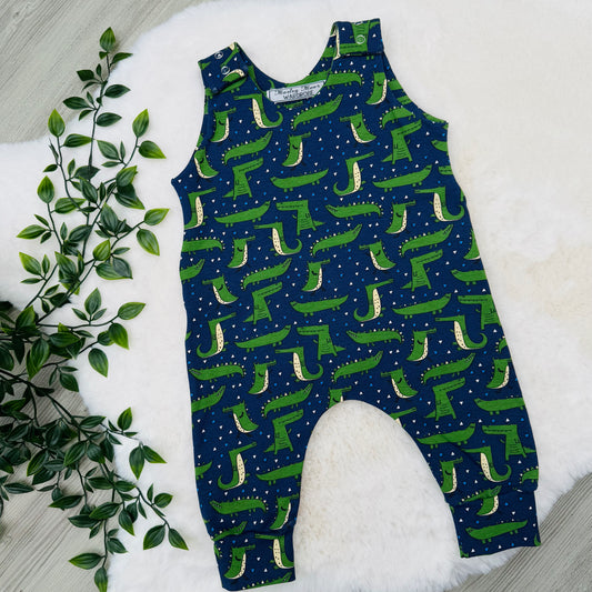 The Navy Croc Romper