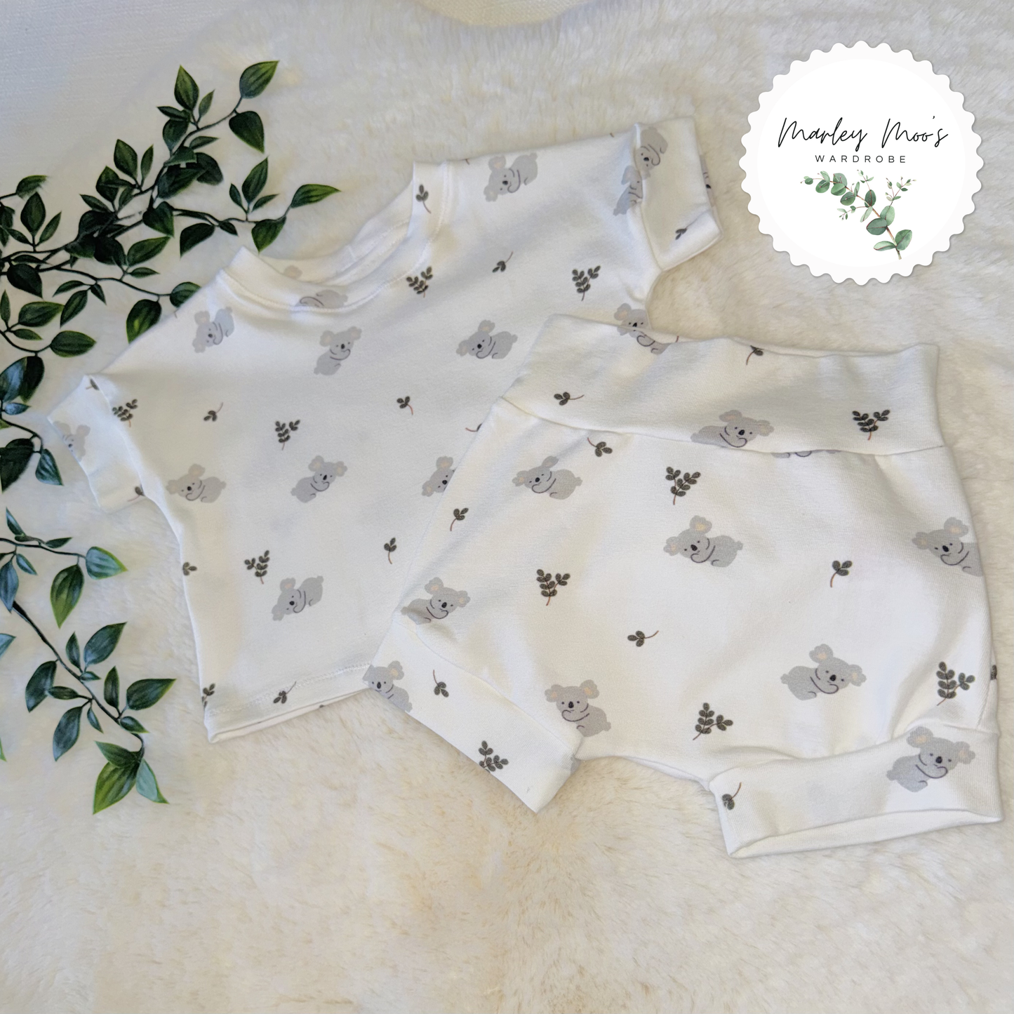 Koala Shorts & T-Shirt Set