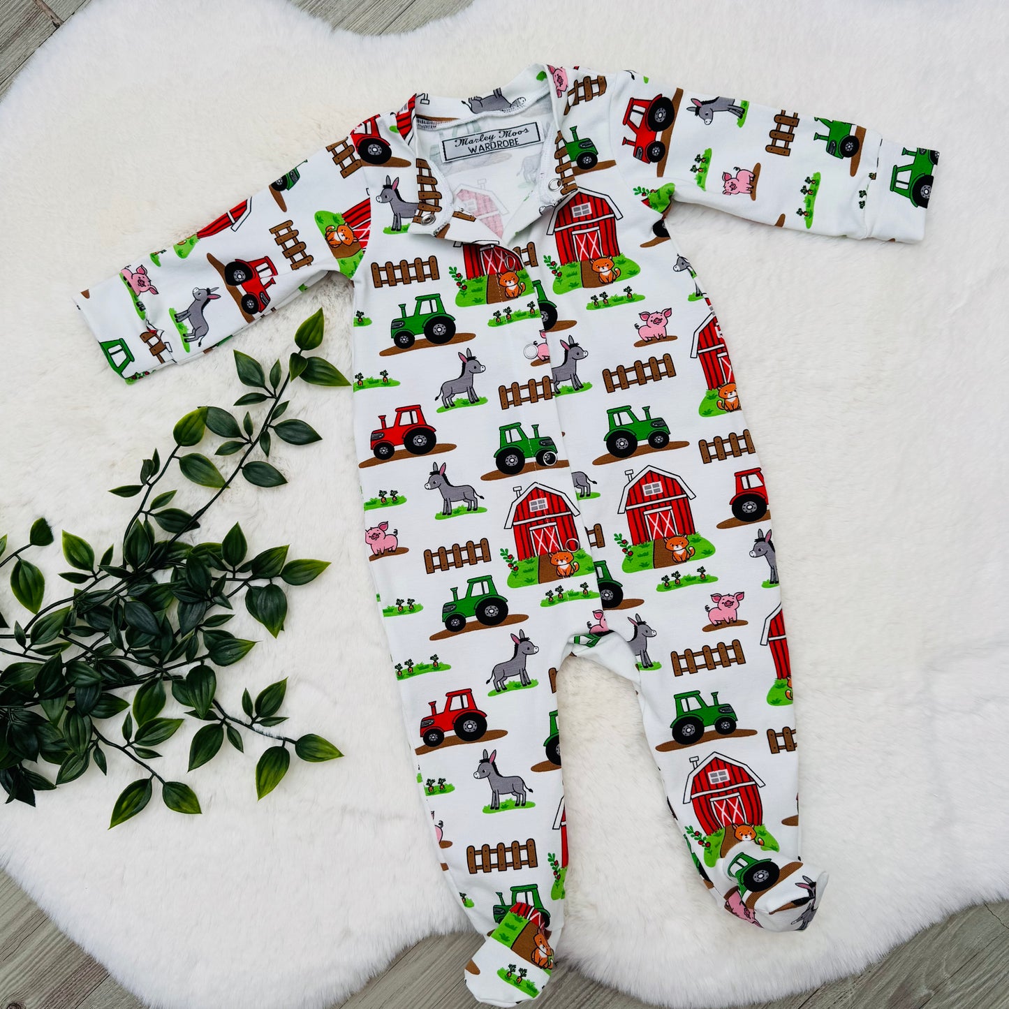The Fun On The Farm Baby Grow