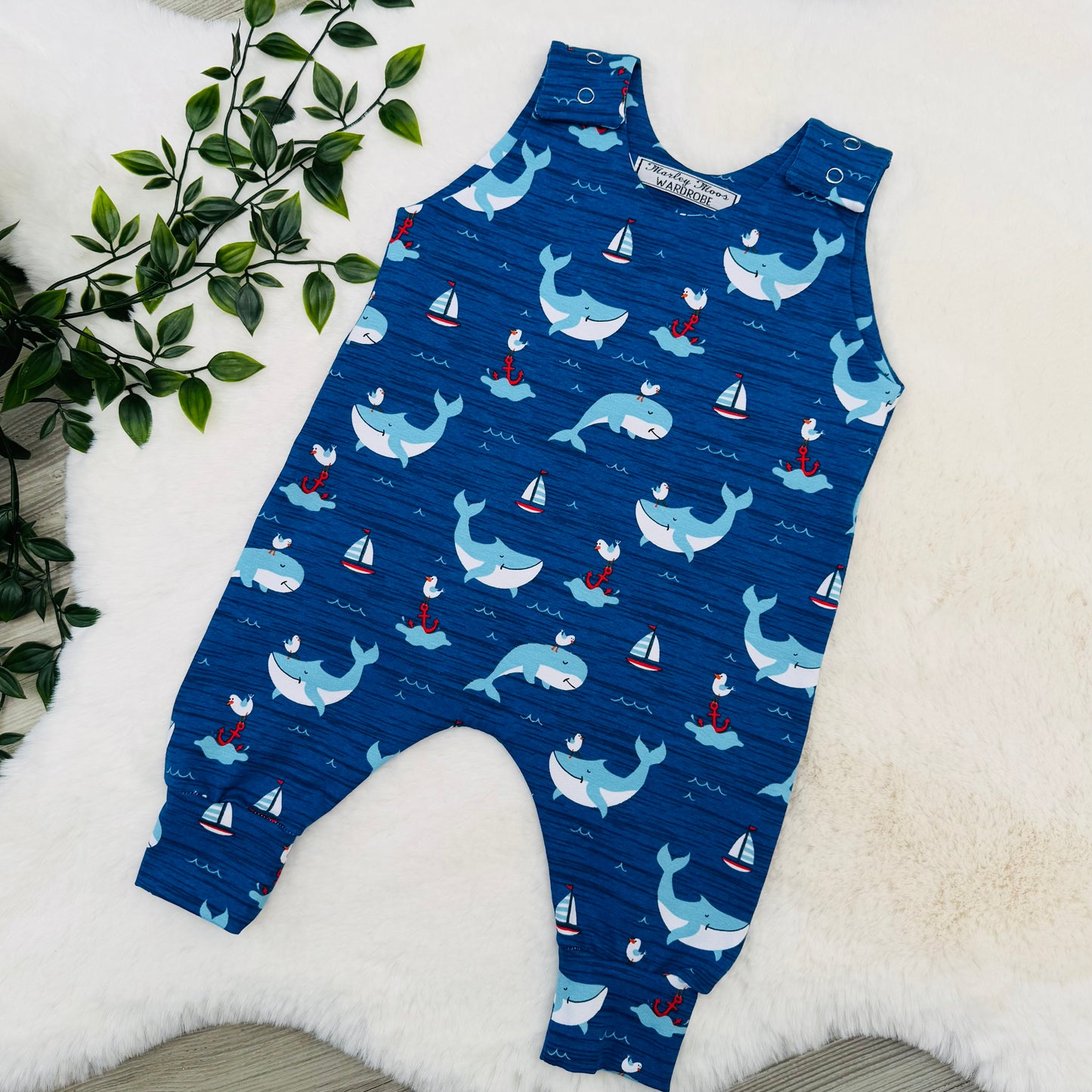 The Blue Whale Romper