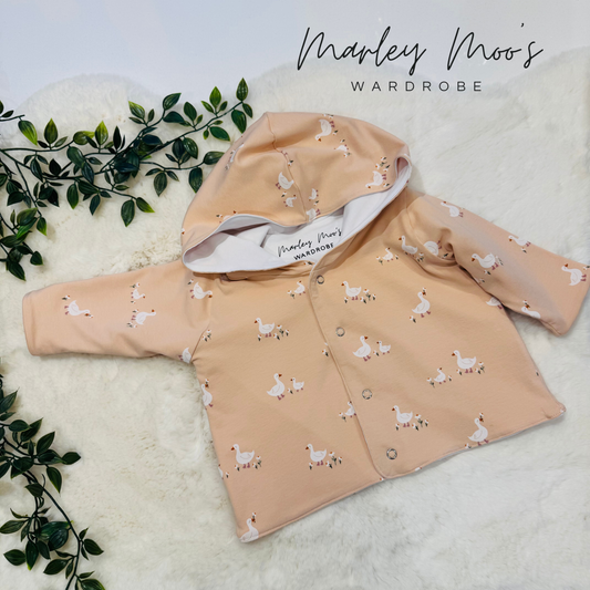Pink Duck Hooded Jacket